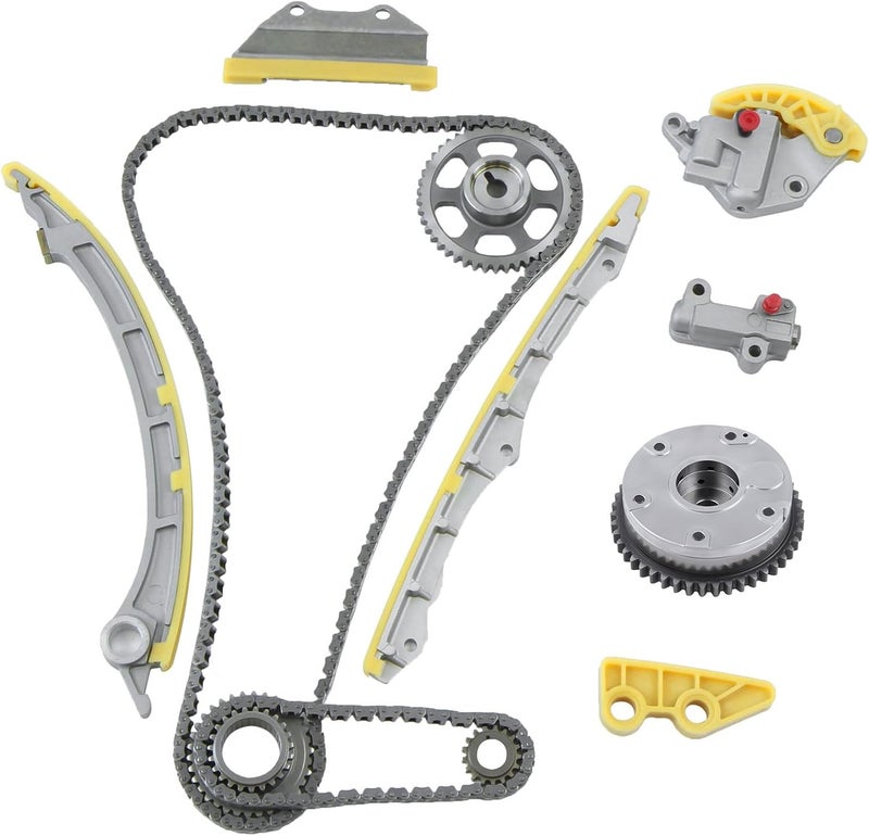 autoexact Store 14510R40A01 Engine Timing Chain Kit w/Camshaft Adjuster & VVT Gear, Timing Chain Set Replacement Part Fit for 2008-2015 2.4L Honda Accord Civic Crosstour CR-V Acura TSX ILX - Image 2